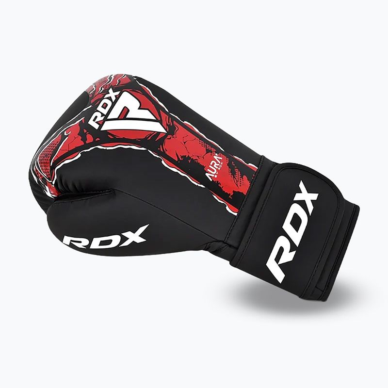 Боксови ръкавици RDX Boxing New Aura F17 black/red 3