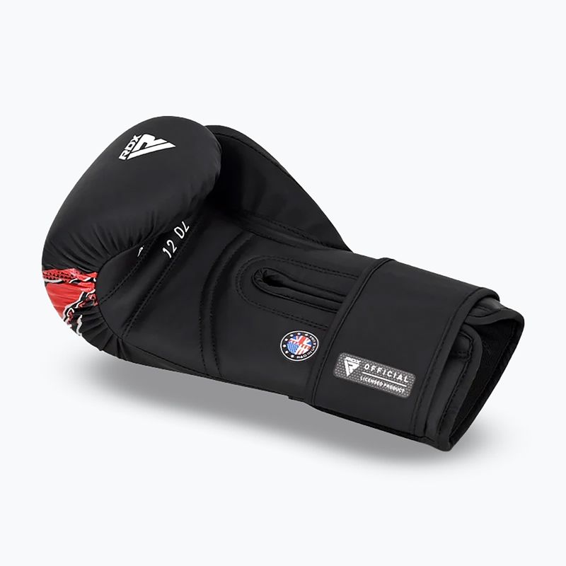 Боксови ръкавици RDX Boxing New Aura F17 black/red 4