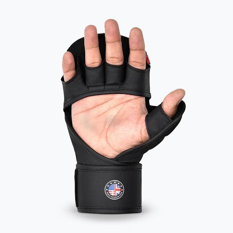Ръкавици за ММА RDX Grappling Shooter New Aura F17 black/red 3