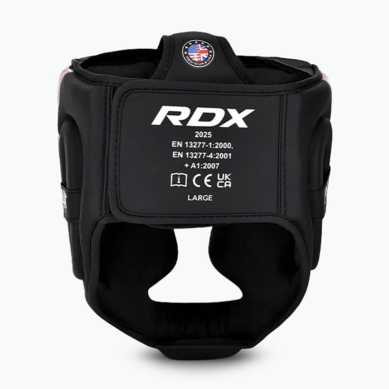 Боксова каска RDX New Aura F17 Head black/red 3