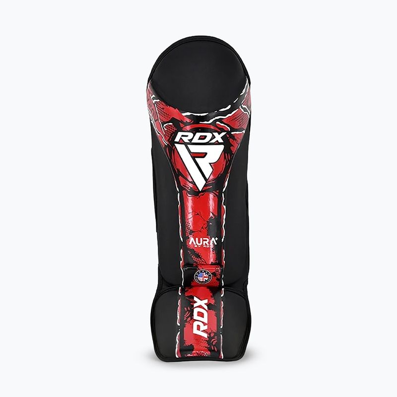 Протектори за пищял и стъпала RDX Instep New Aura F17 Shin black/red 4