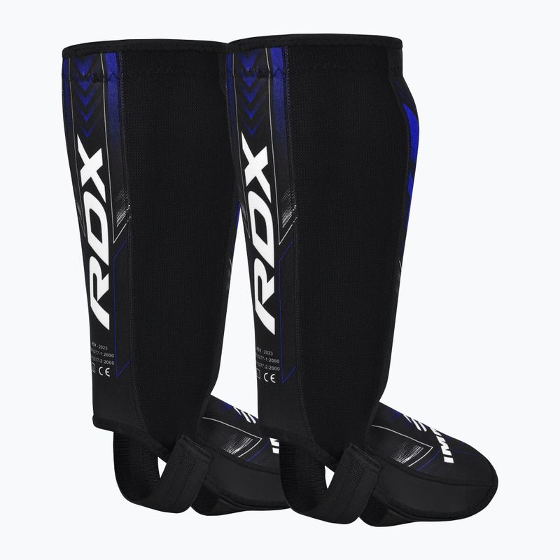 Протектори за пищяли и стъпала RDX IMMAF Approved Neoprene Shin Instep SGN-IMF-1U blue 3