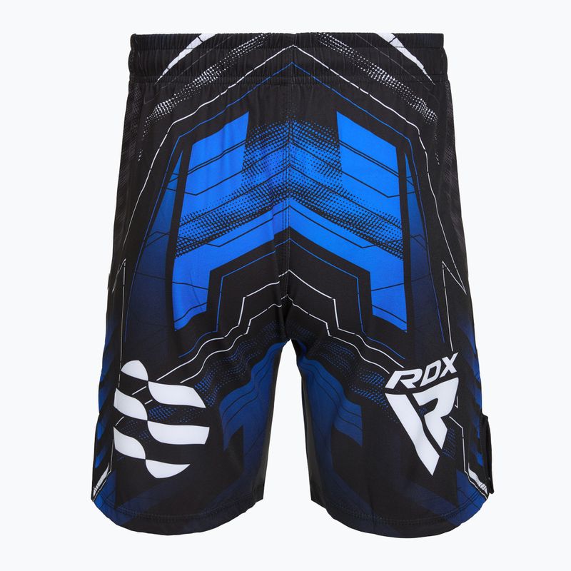 Мъжки шорти за тренировка RDX IMMAF Approved MMA Fight & Training blue 2