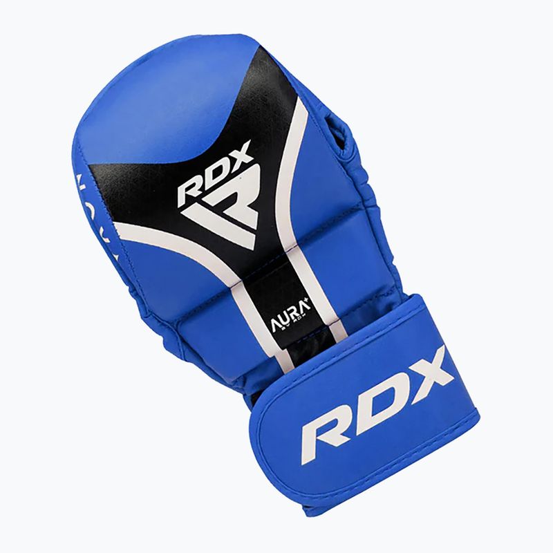 Граплинг ръкавици RDX Grappling Shooter Aura Plus T-17 blue 2