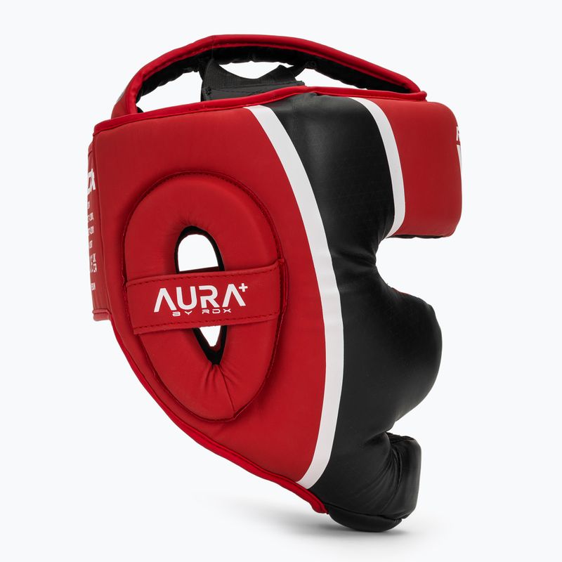Боксова каска RDX Head Guard Aura Plus T-17 red 2