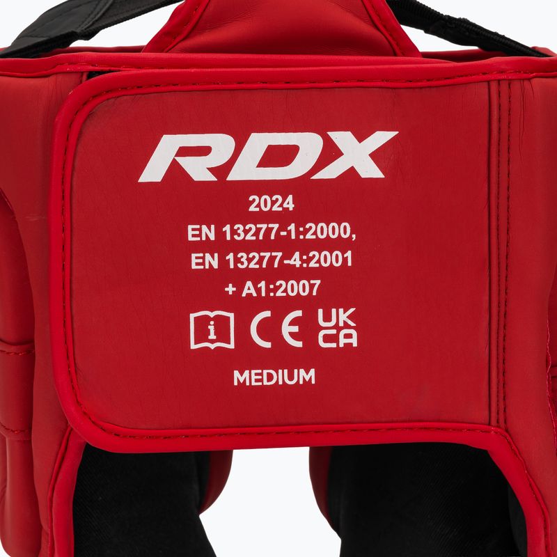 Боксова каска RDX Head Guard Aura Plus T-17 red 5