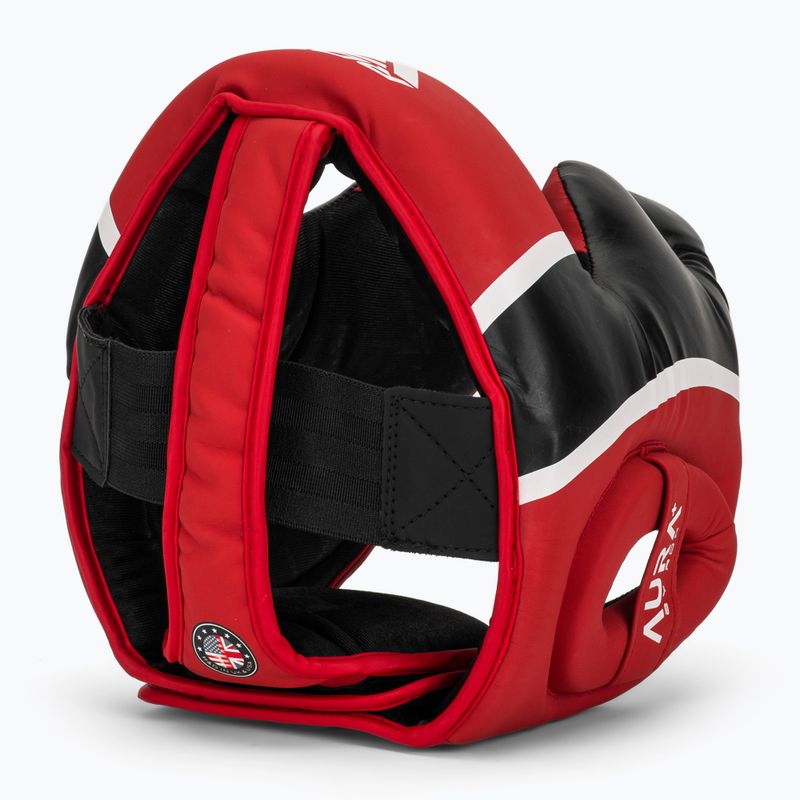 Боксова каска RDX Head Guard Aura Plus T-17 red 6