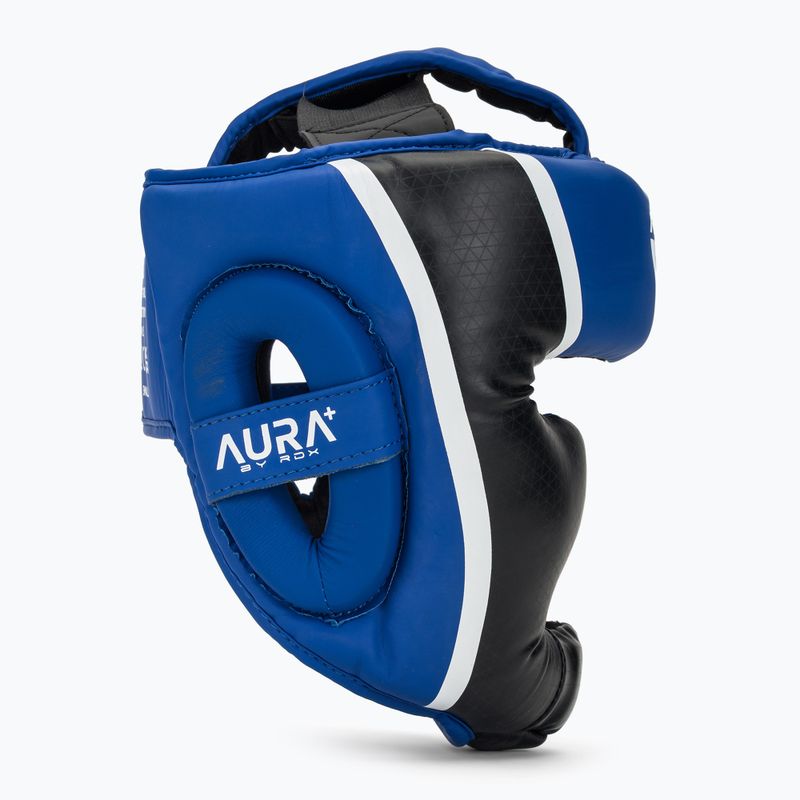 Боксова каска RDX Head Guard Aura Plus T-17 blue 2
