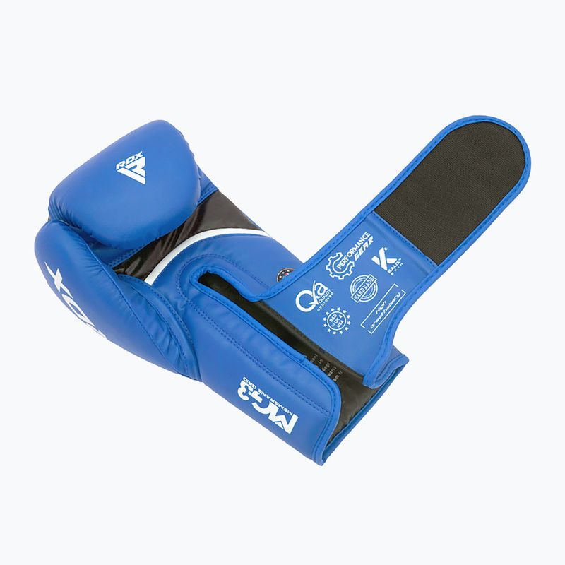 Боксови ръкавици RDX Boxing Aura Plus T-17 blue 5