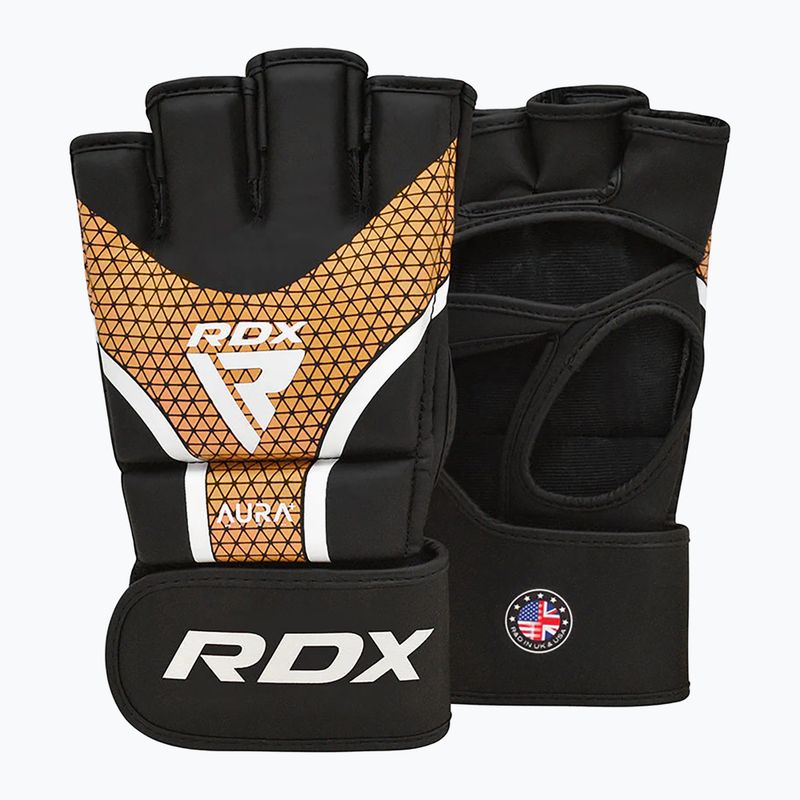 Граплинг ръкавици RDX Grappling Aura Plus T-17 golden