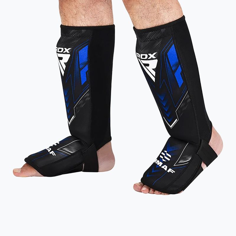 Протектори за пищяли и стъпала RDX IMMAF Approved Neoprene Shin Instep red 6