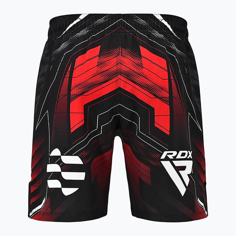 Мъжки шорти за тренировка RDX IMMAF Approved MMA Fight & Training red 2