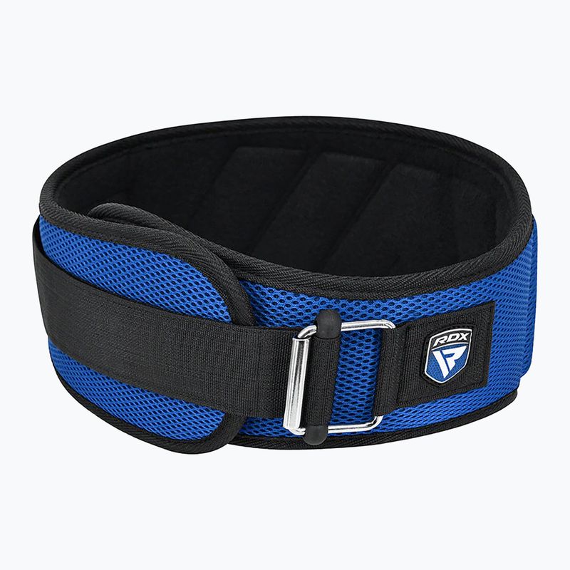 Колан за вдигане на тежести RDX Rx4 Weightlifting Belt blue 3