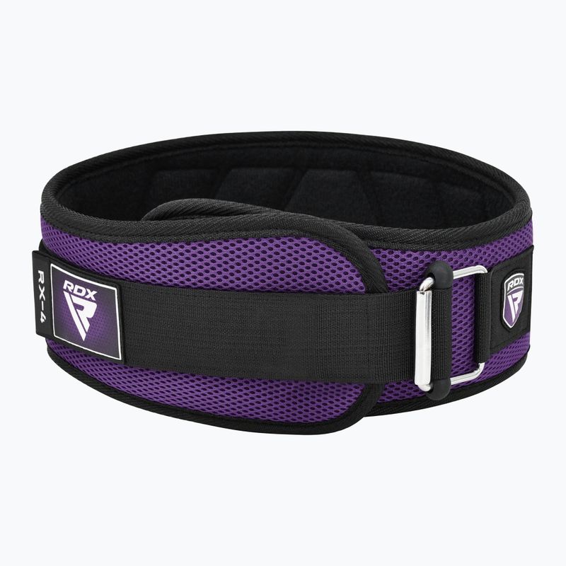 Колан за вдигане на тежести RDX Rx4 Weightlifting Belt purple 2