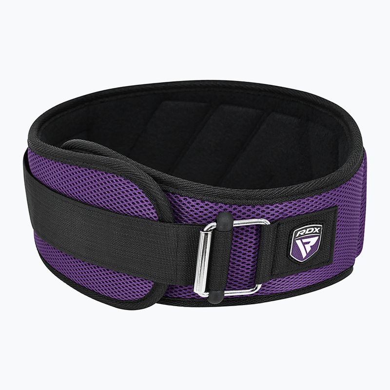 Колан за вдигане на тежести RDX Rx4 Weightlifting Belt purple 3