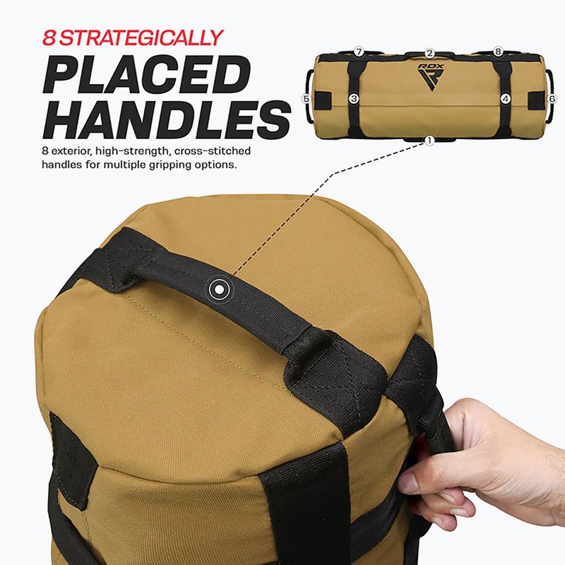 RDX Fitness Пясъчен боксов чувал каки 9