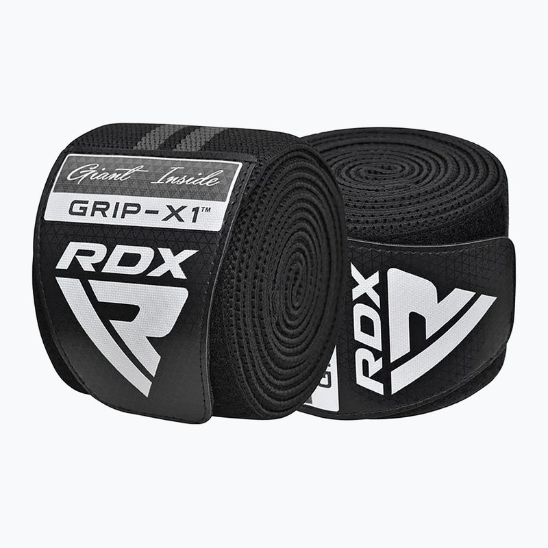 RDX KR11 Gym Knee Wrap черни/сиви протектори за коляно 2