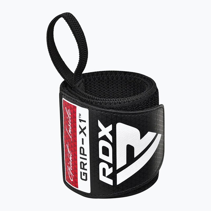 Гривна за китка RDX WR11 Gym Wrist Wrap черна/бяла