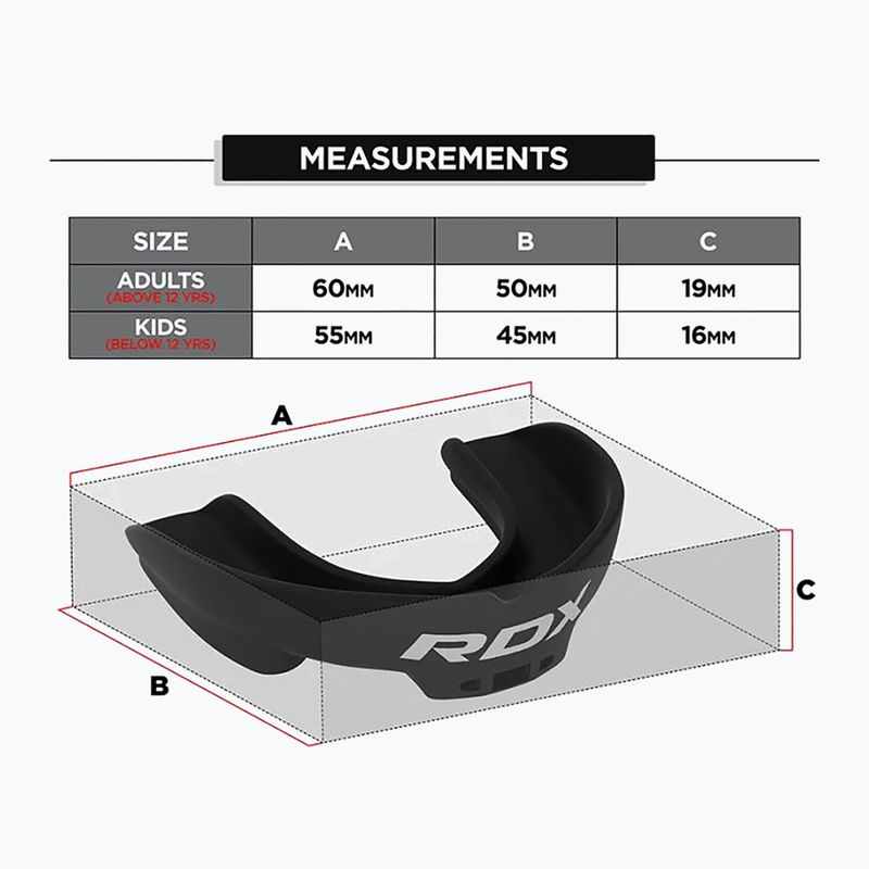 Протектор за челюст RDX Mouth Guard black 5