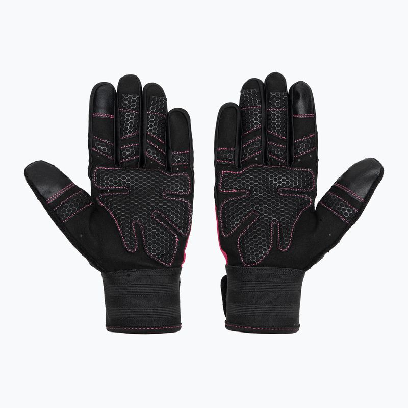 Тренировъчни ръкавици RDX W1F Full Finger pink 3