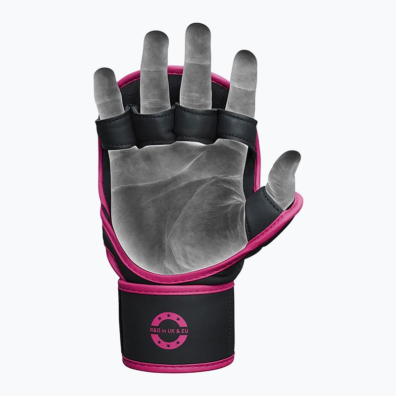 Граплинг ръкавици RDX F6 Shooter Grappling pink 3