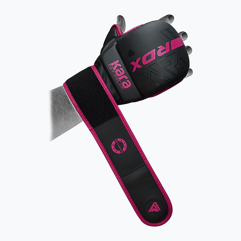 Граплинг ръкавици RDX F6 Shooter Grappling pink 4