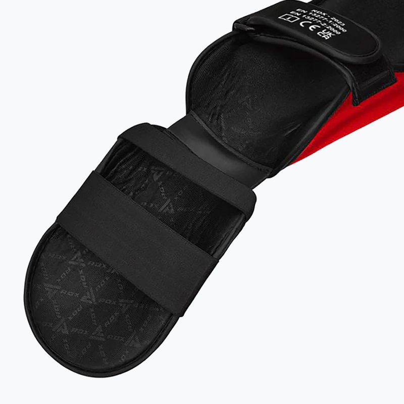 Протектори за пищял и стъпала RDX T1 Shin Instep Molded King red/white 7