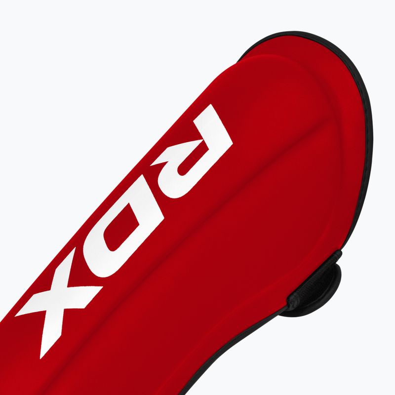 RDX T1 Shin Instep Guards протектори за пищяли и стъпала червено/бяло 5