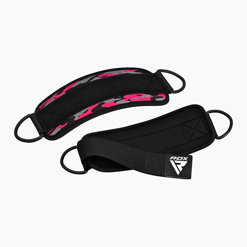 Каишки с кука за глезена RDX A4 Ankle Straps For Gym Cable Machine pink 4