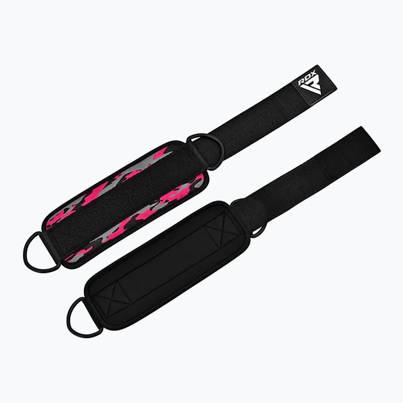 Каишки с кука за глезена RDX A4 Ankle Straps For Gym Cable Machine pink 5