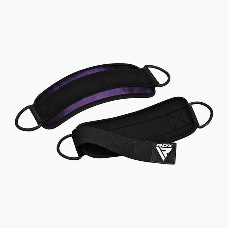Каишки с кука за глезена RDX A4 Ankle Straps For Gym Cable Machine purple 4
