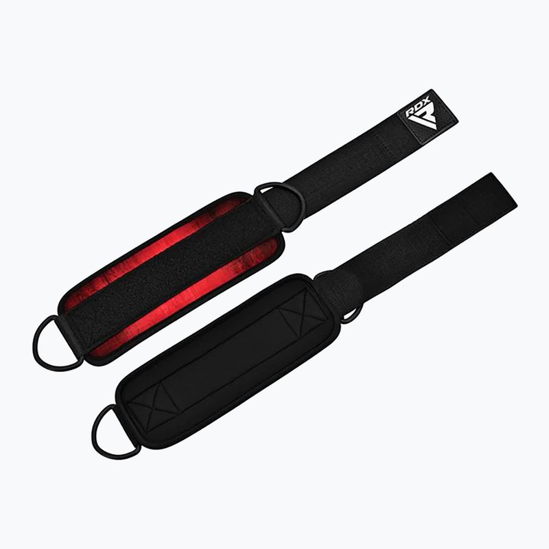 Каишки с кука за глезена RDX A4 Ankle Straps For Gym Cable Machine  red 4