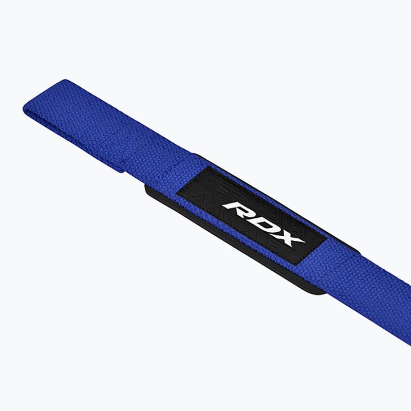 Каишки за вдигане на тежести RDX W1 Weight Training Wrist Straps blue 4