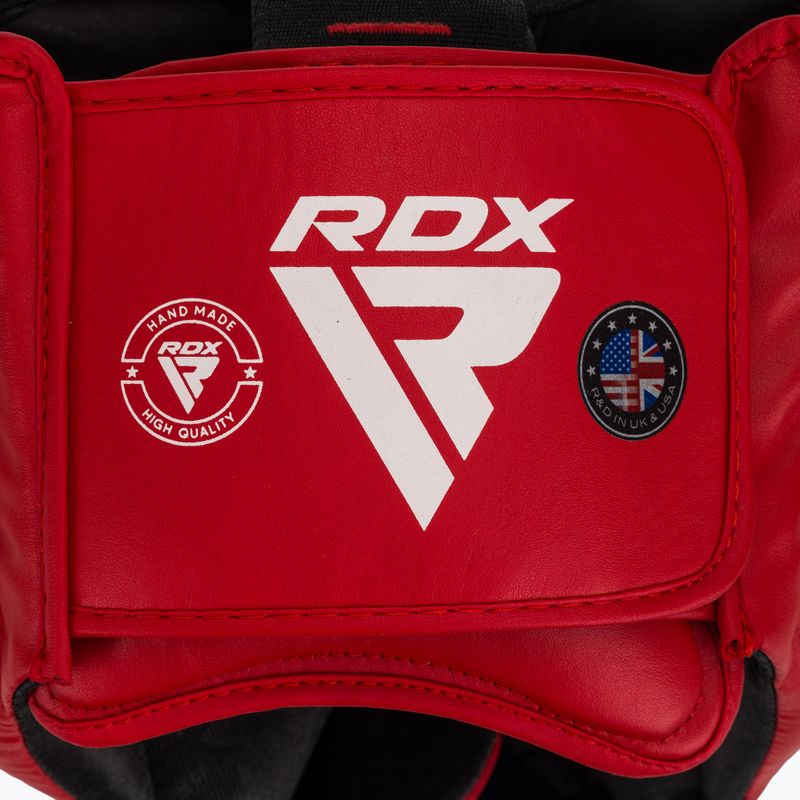 Боксова каска RDX Boxing Head Guard AS1 red 5