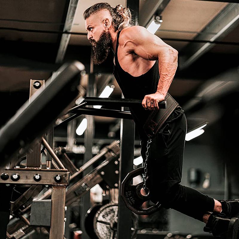RDX Pro Dipping Belt 2 Layer black WDB-T7B колан за вдигане на тежести 7