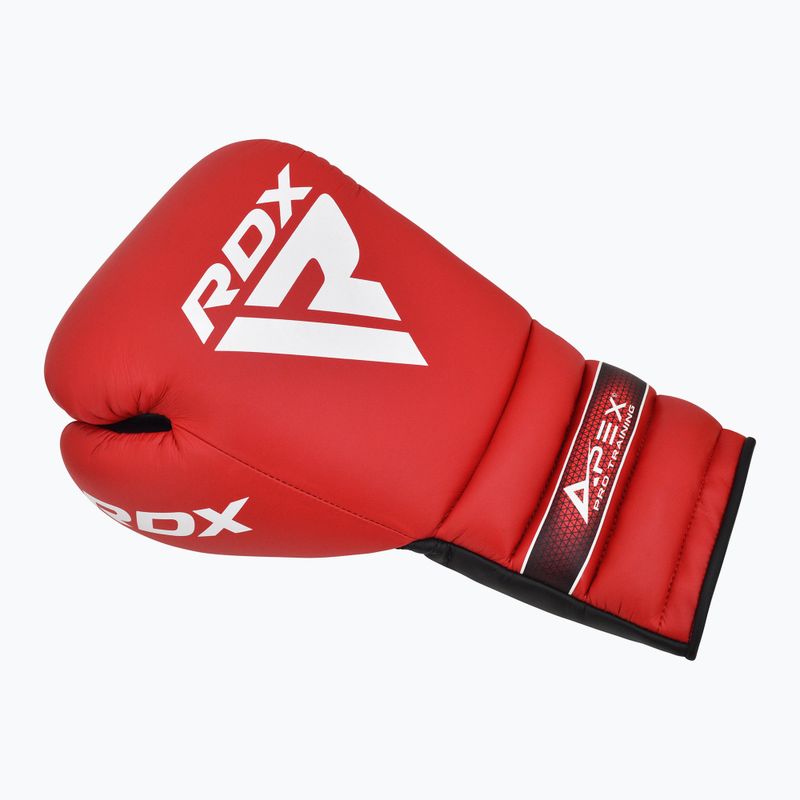 Боксови ръкавици RDX Apex Lace Up Training Sparring Boxing red 2