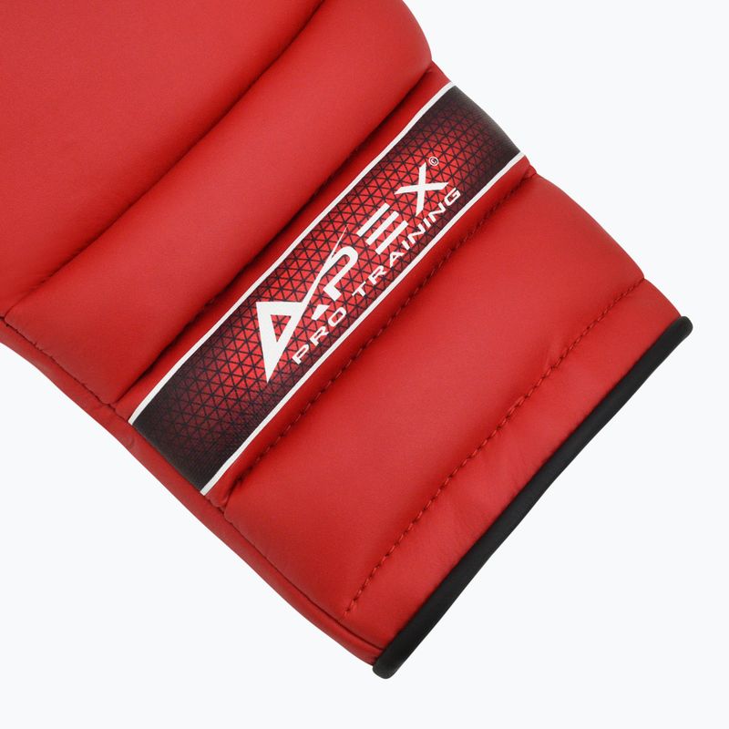 Боксови ръкавици RDX Apex Lace Up Training Sparring Boxing red 5