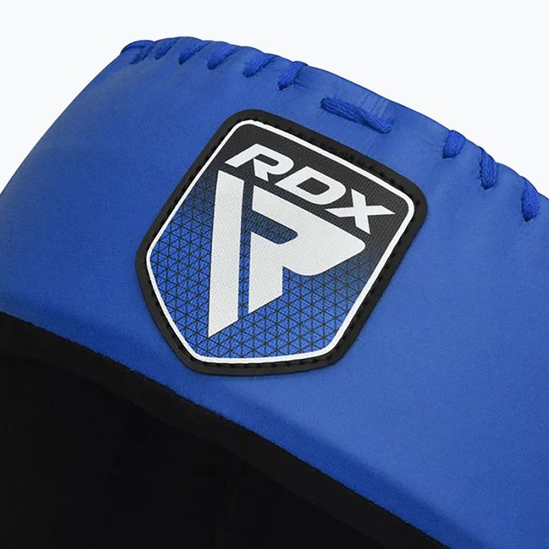 Боксова каска RDX Apex Boxing Head Gear With Nose Protection Bar blue 5