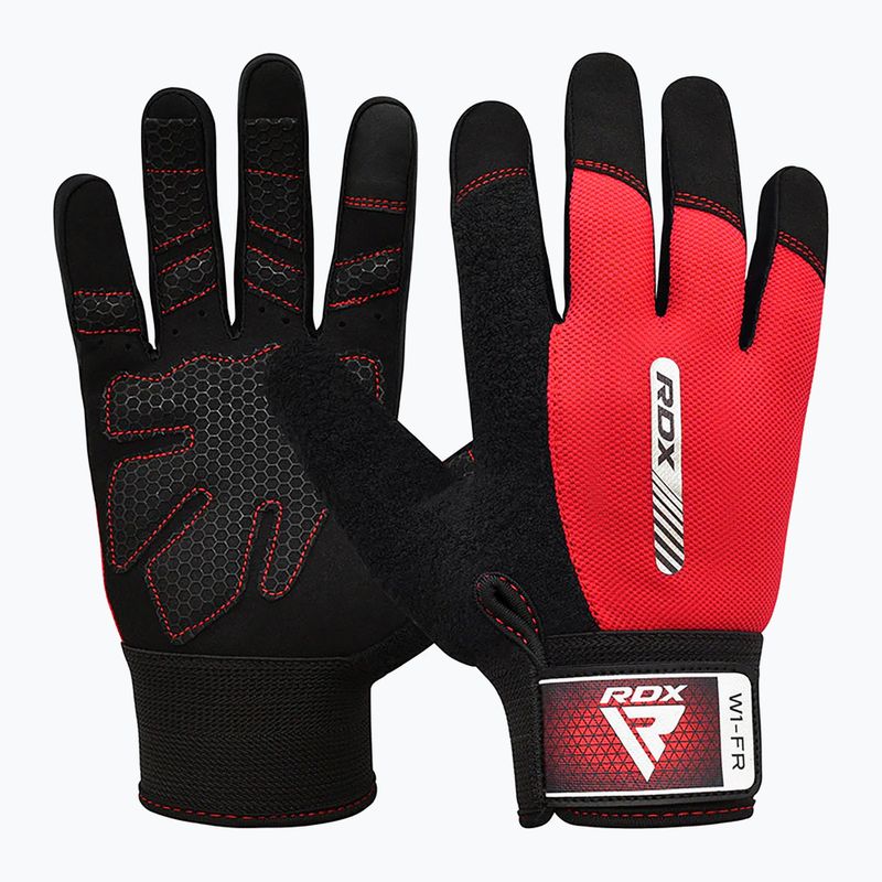 Ръкавици за тренировка RDX W1F Full Finger red