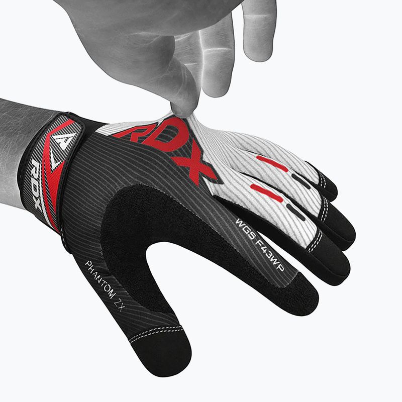 RDX Sublimation F43 тренировъчни ръкавици черно и бяло WGS-F43WP 7
