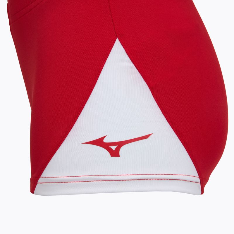 Дамски тренировъчни шорти Mizuno Myou red/white 4