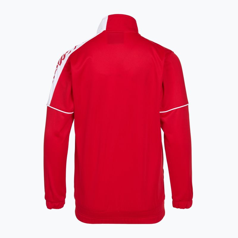 Детски суитшърт за тренировка Mizuno Knitted Track red 2