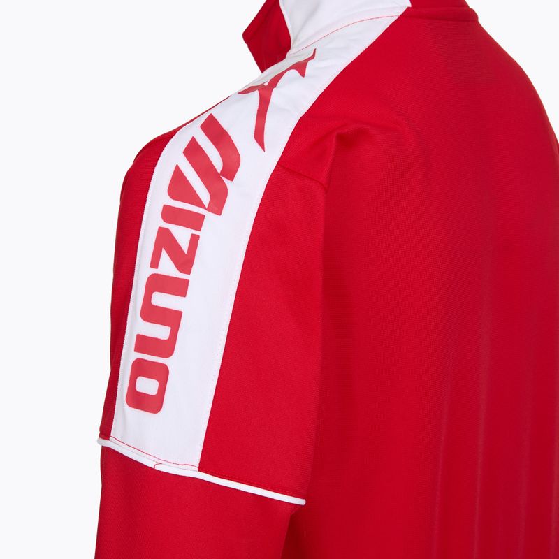 Детски суитшърт за тренировка Mizuno Knitted Track red 3