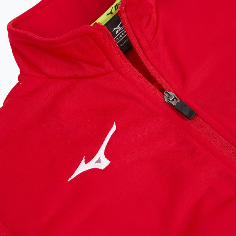 Детски суитшърт за тренировка Mizuno Knitted Track red 4