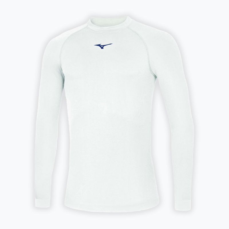 Мъжки анцуг за бягане Mizuno Uni Core white/ navy с дълъг ръкав