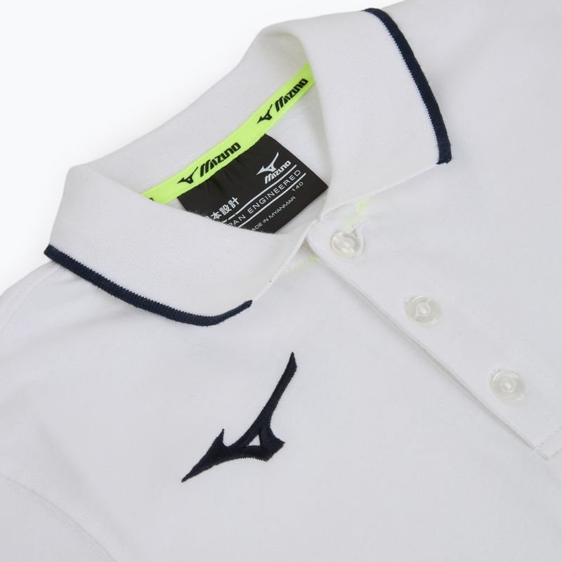 Детска тениска Mizuno Polo white/navy 3