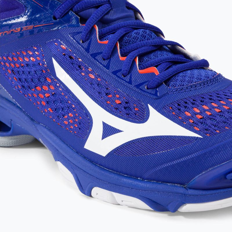 Мъжки обувки за волейбол Mizuno Wave Lightning Z5 Mid blue V1GA190500 7