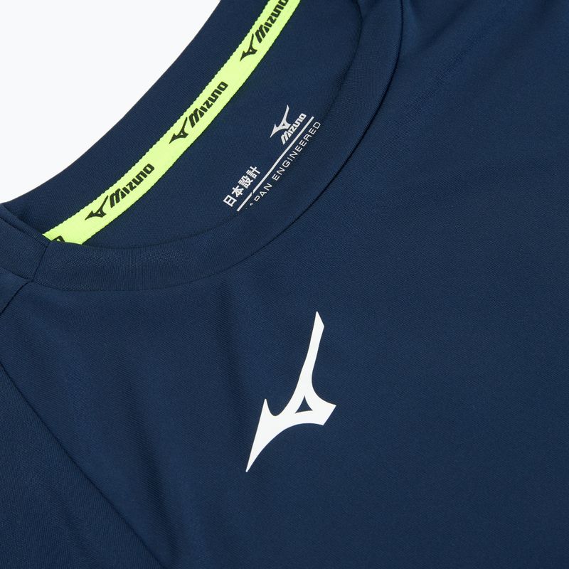 Детска тренировъчна тениска  Mizuno Core SS navy/navy 3