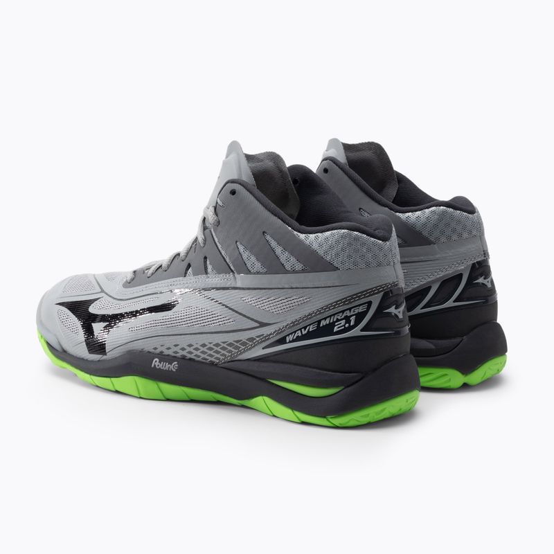 Мъжки обувки за волейбол Mizuno Wave Mirage 2.1 Mid green X1GA187037 3