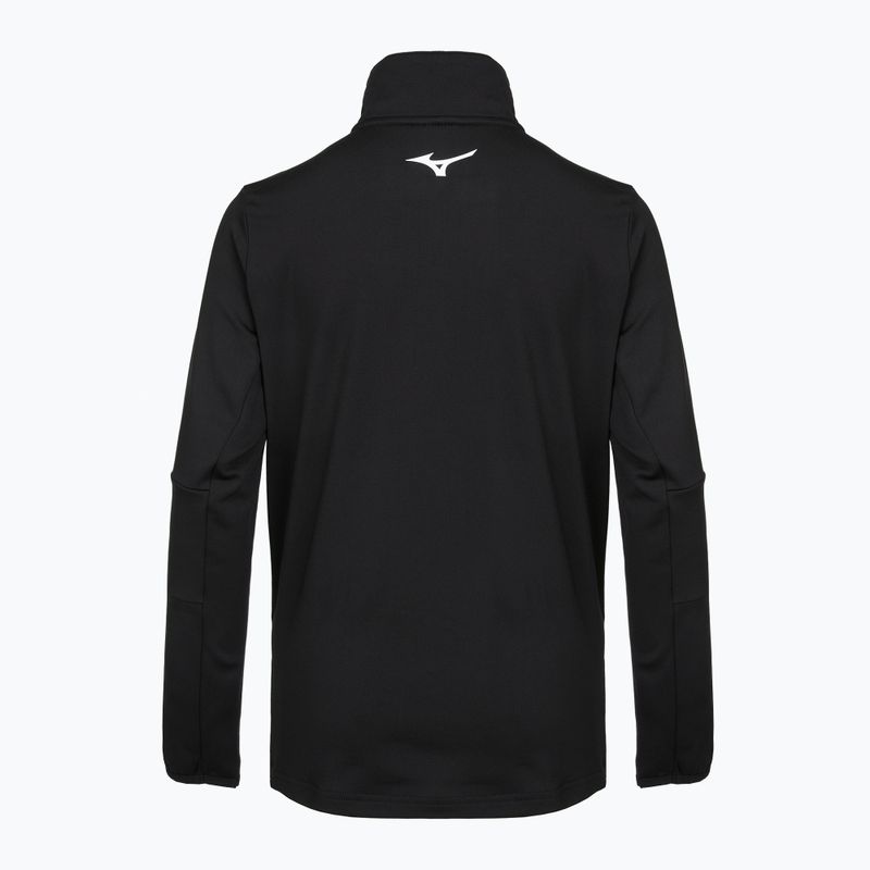 Детски поларен суитшърт Mizuno Shizuoka Tech Fleece whitenavy 2
